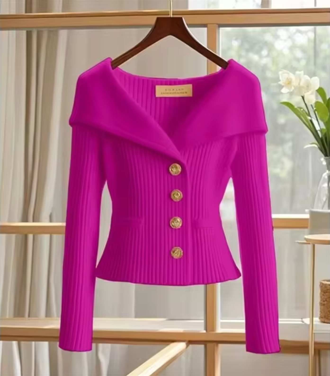 Haven - Cardigan corto lavorato a maglia