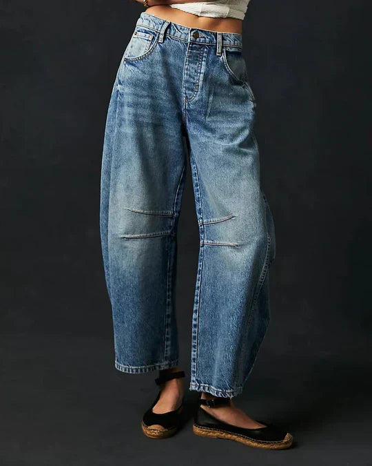 Adeline - Jeans skinny a vita media da donna
