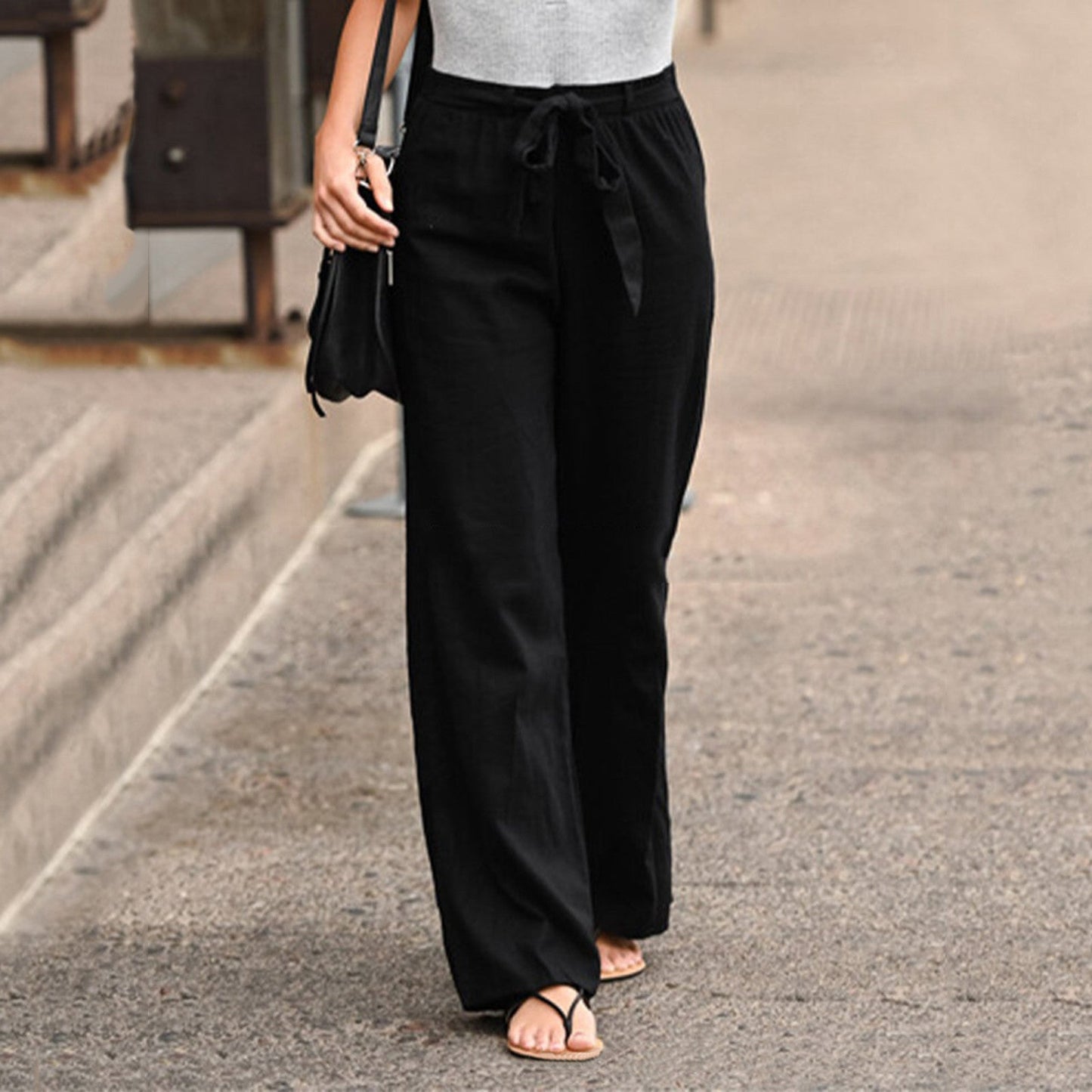 Florence - Pantaloni in lino da donna