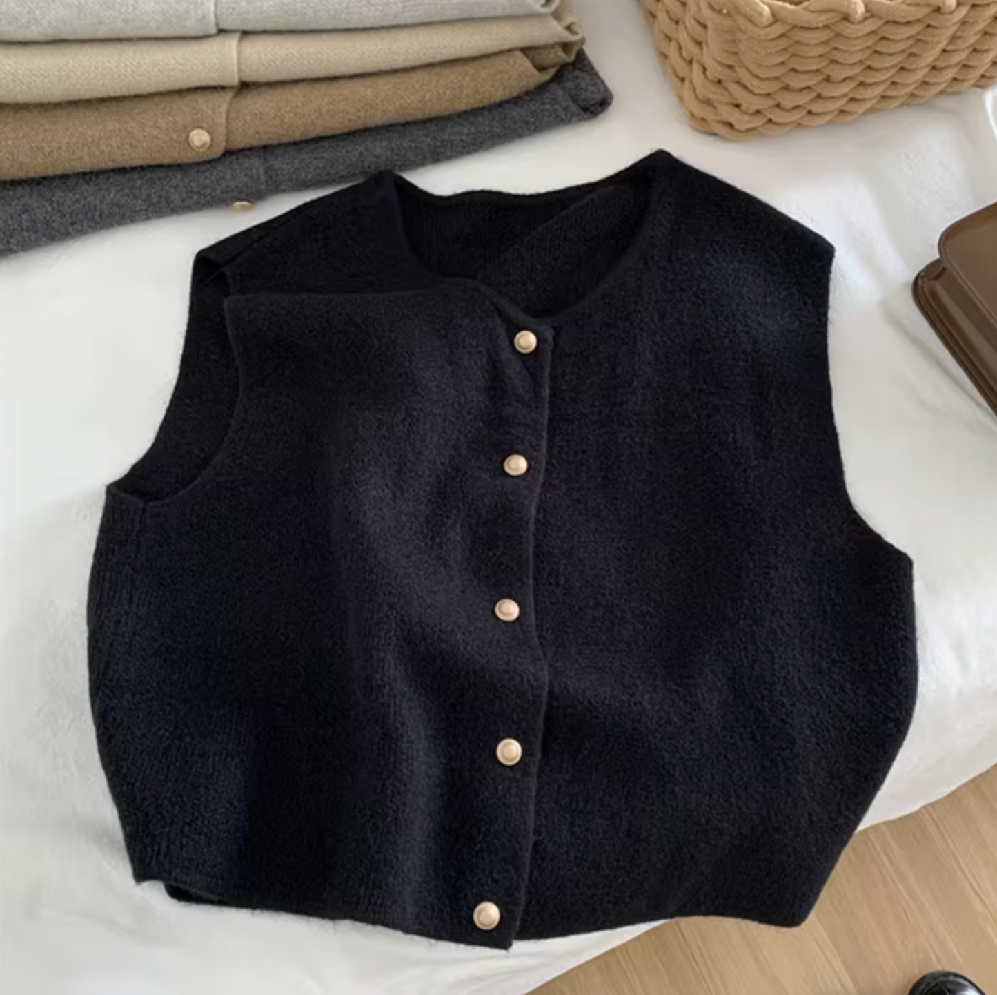 Annabeth – Gilet senza maniche in maglia