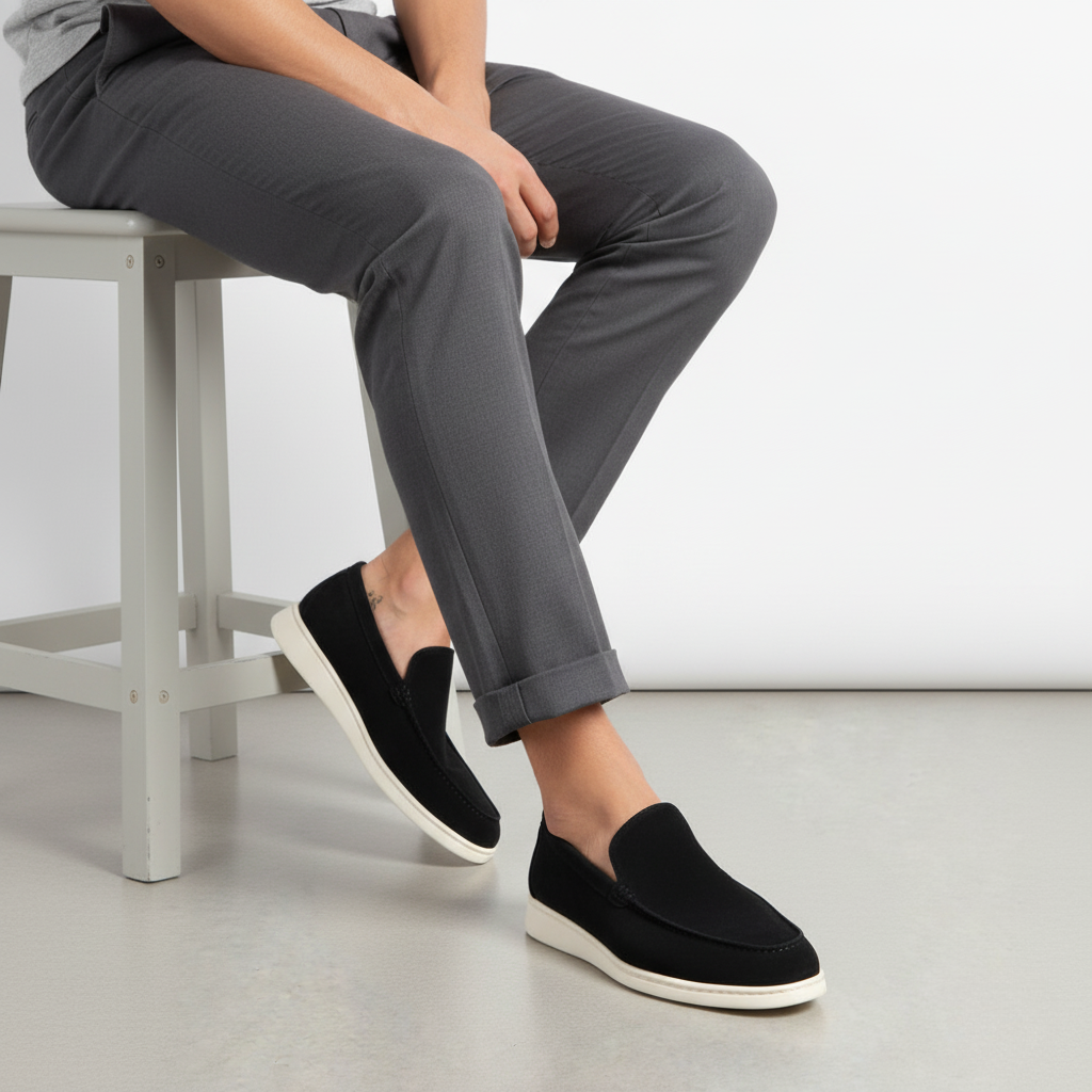 Gio - Mocassini da uomo in pelle vintage