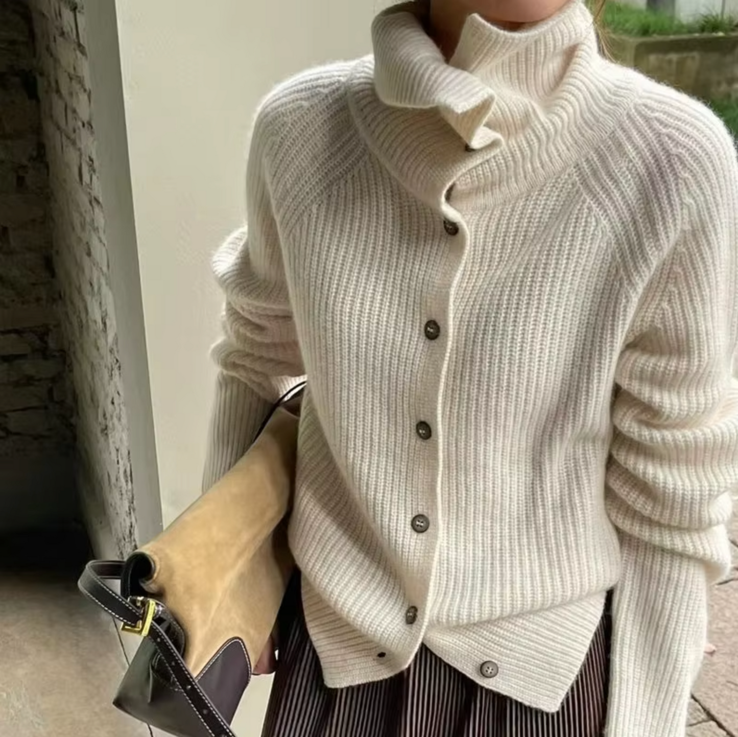 Heike – Maglia dolcevita in lana e cashmere
