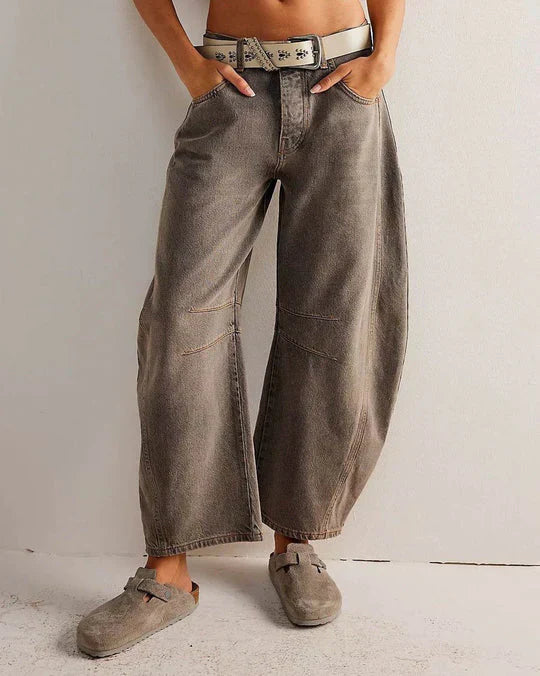 Adeline - Jeans skinny a vita media da donna