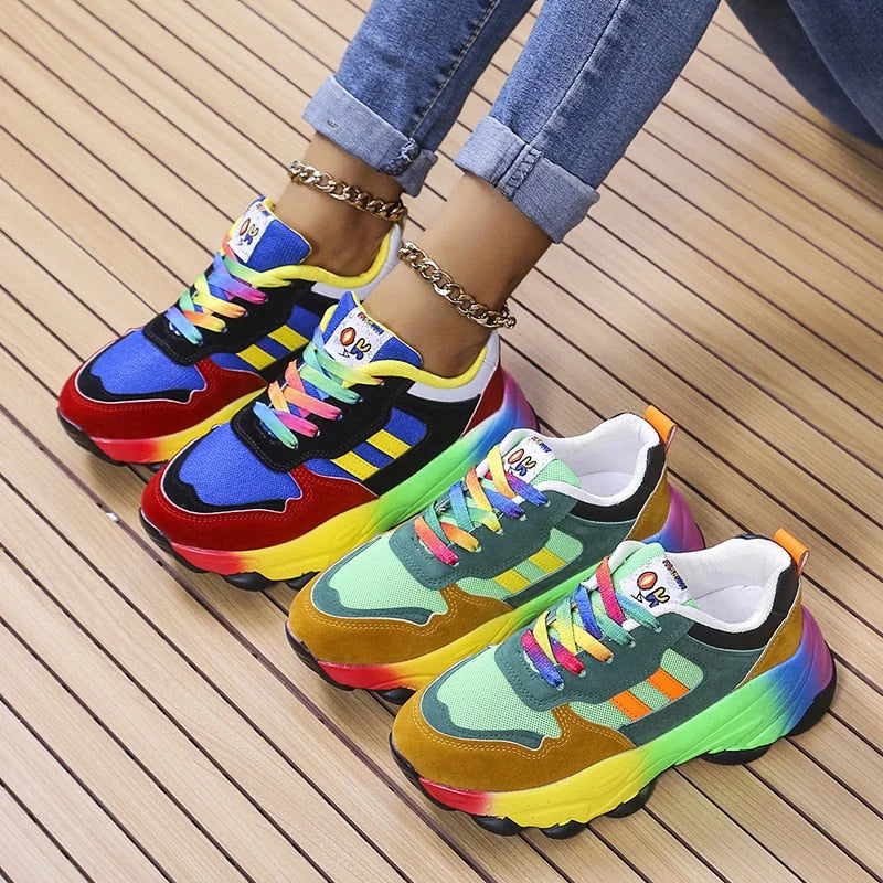 Helen - Scarpe sportive ortopediche colorate con stil
