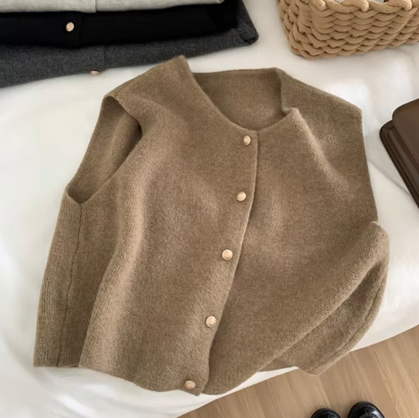 Annabeth – Gilet senza maniche in maglia
