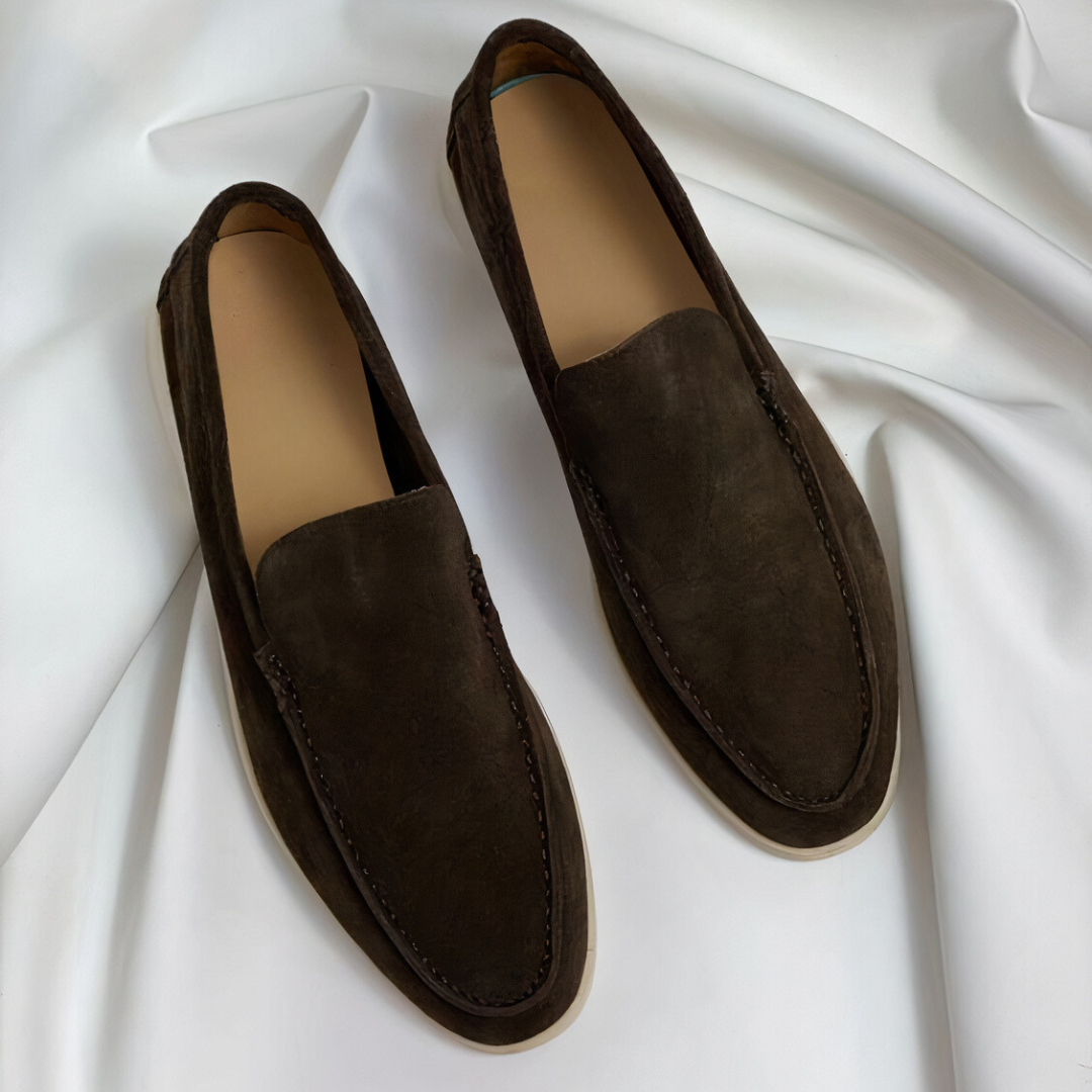 Gio - Mocassini da uomo in pelle vintage
