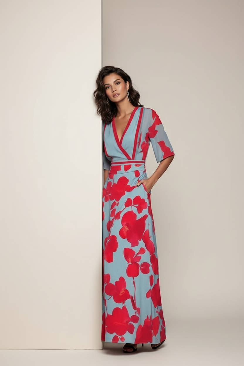 Abito elegante con maniche
