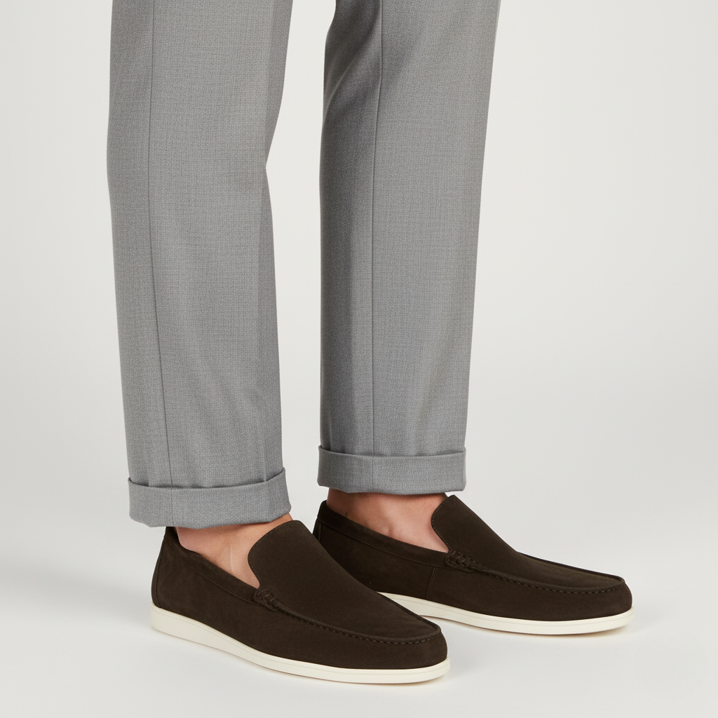 Gio - Mocassini da uomo in pelle vintage