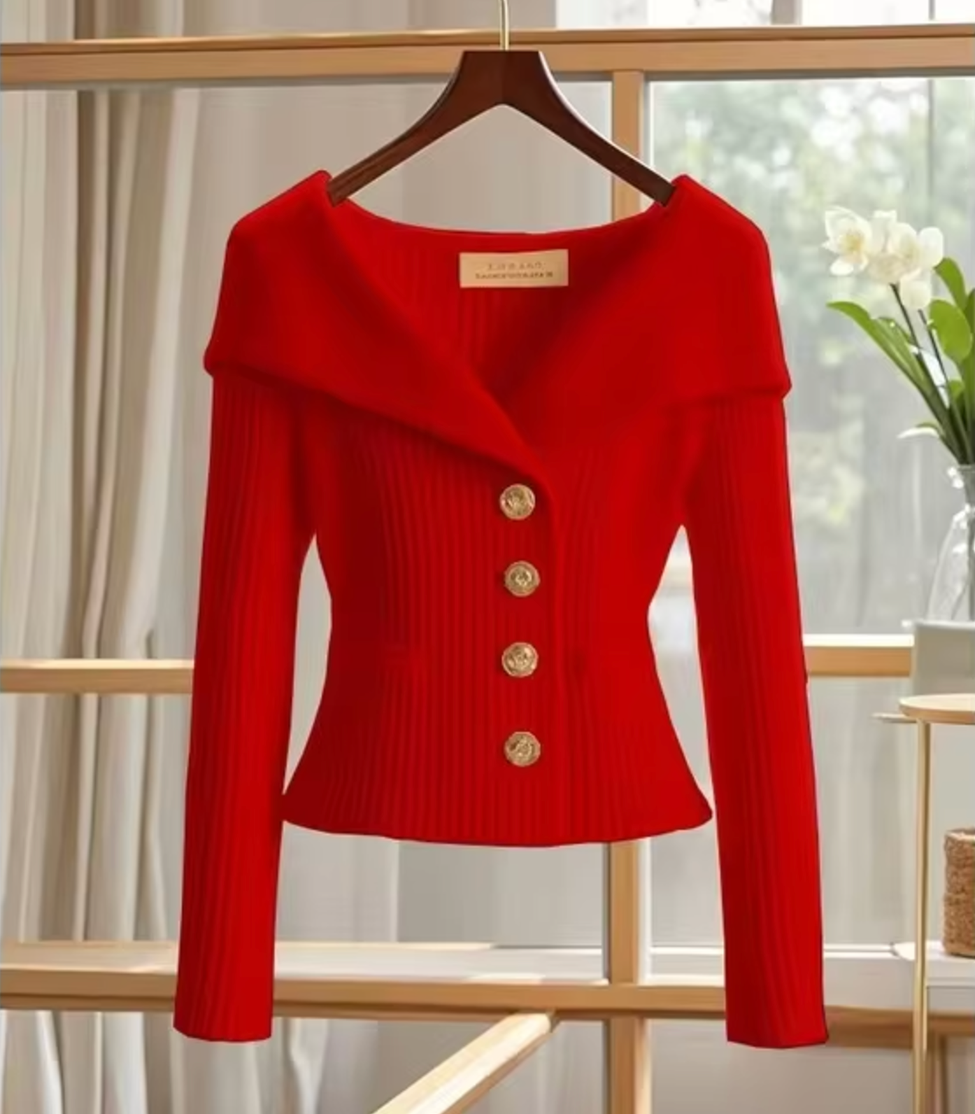 Haven - Cardigan corto lavorato a maglia