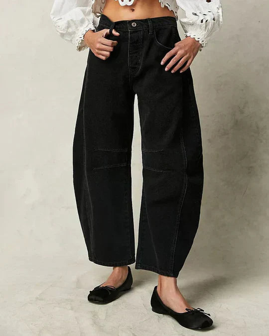 Adeline - Jeans skinny a vita media da donna