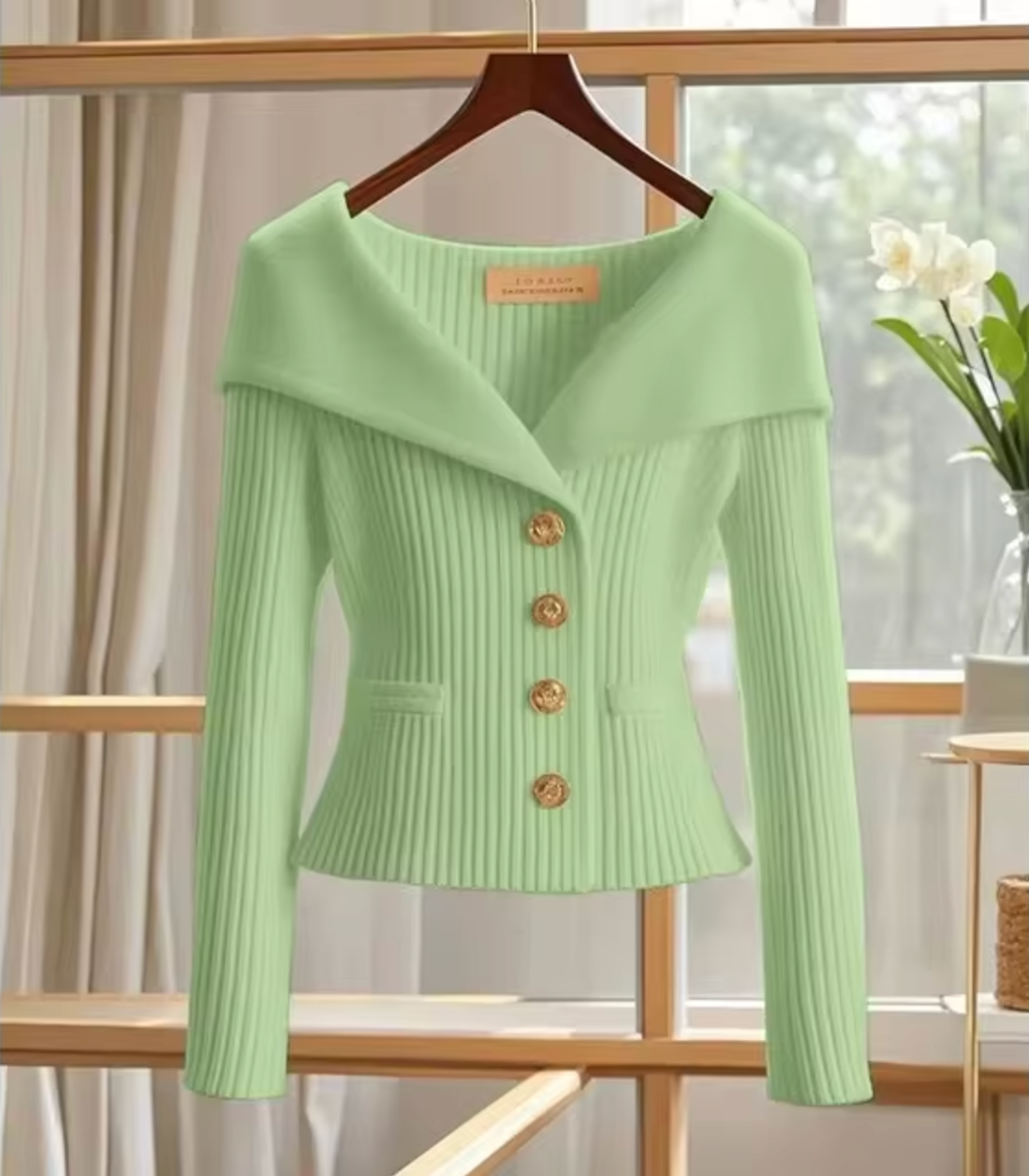 Haven - Cardigan corto lavorato a maglia