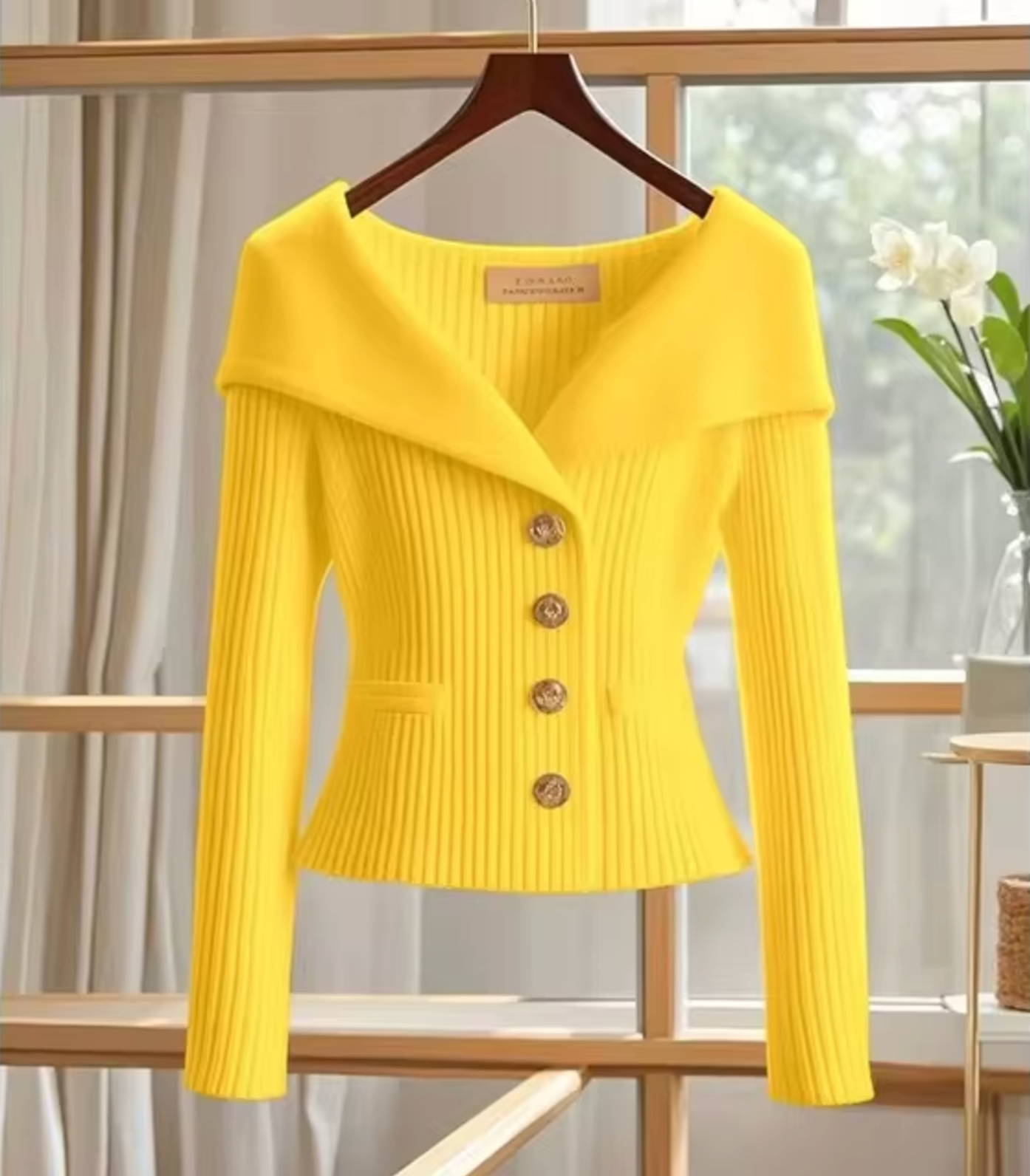 Haven - Cardigan corto lavorato a maglia