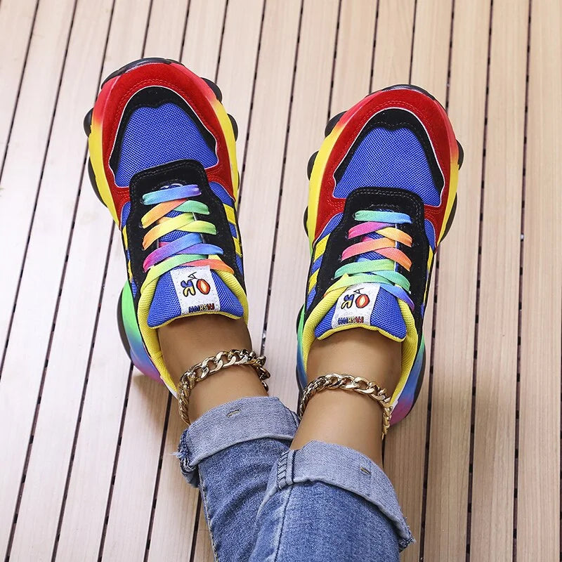 Helen - Scarpe sportive ortopediche colorate con stil