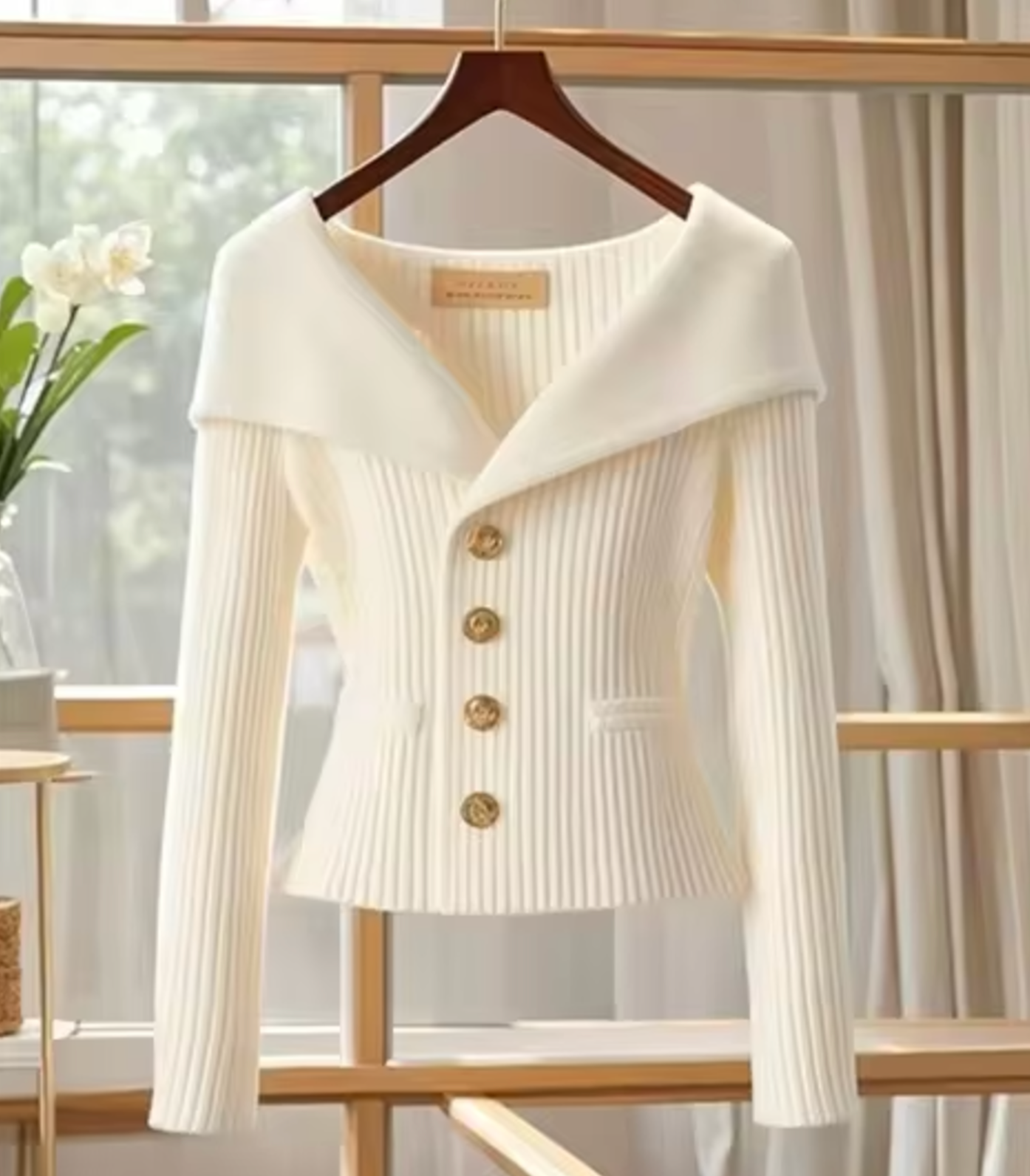 Haven - Cardigan corto lavorato a maglia