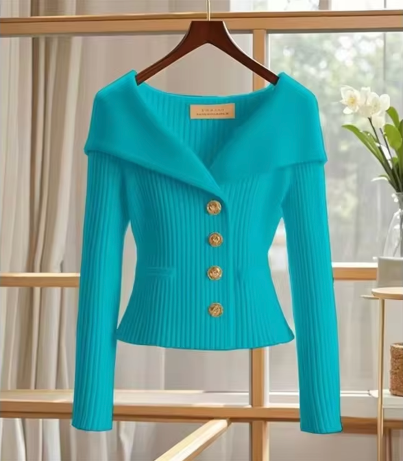 Haven - Cardigan corto lavorato a maglia