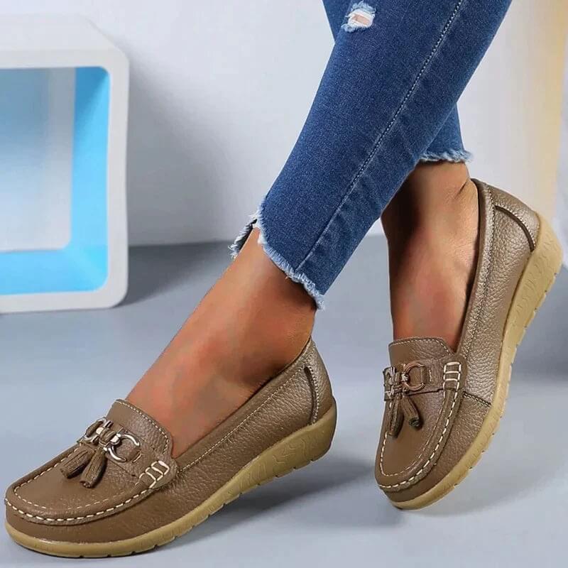 Amy - Mezze scarpe ortopediche in pelle