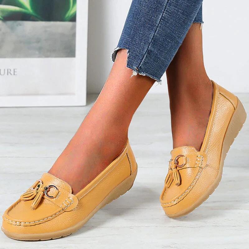 Amy - Mezze scarpe ortopediche in pelle