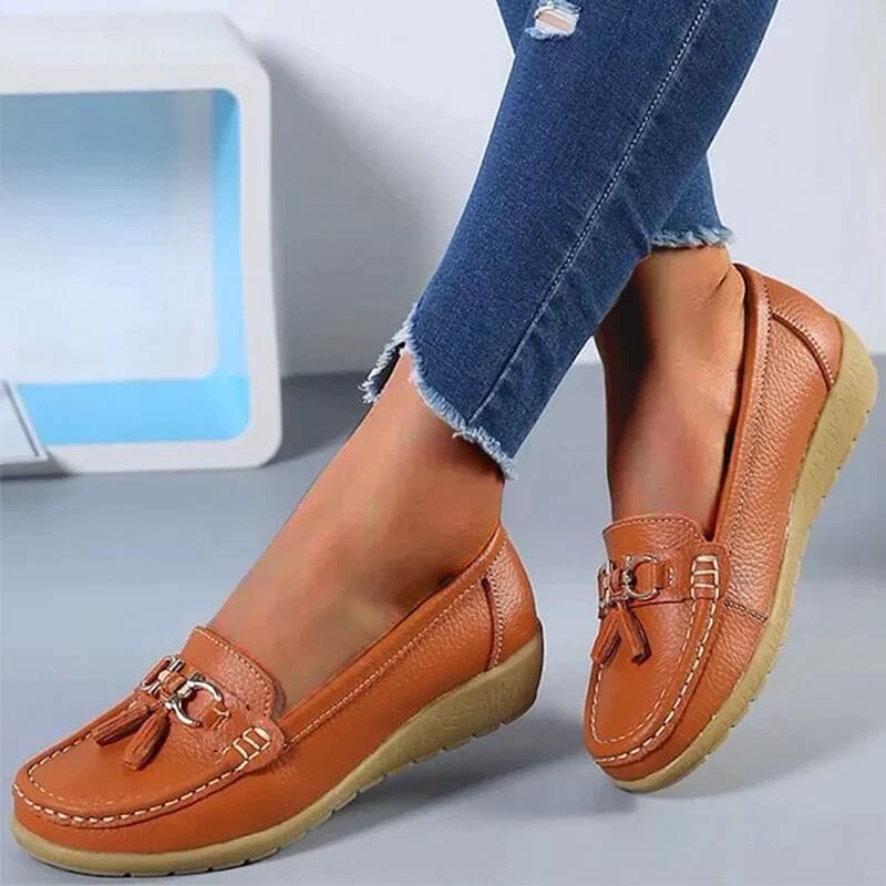Amy - Mezze scarpe ortopediche in pelle