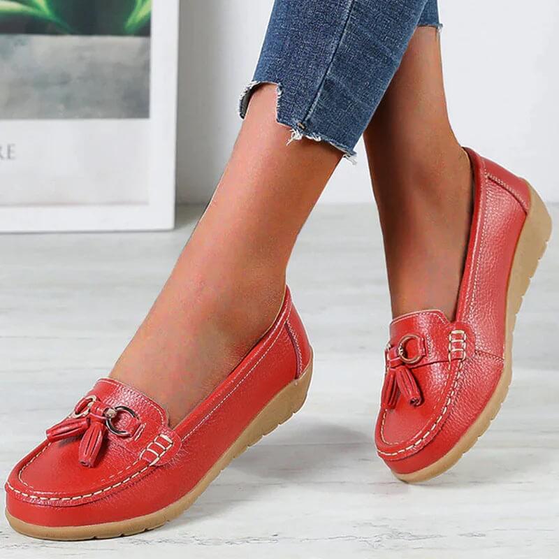 Amy - Mezze scarpe ortopediche in pelle
