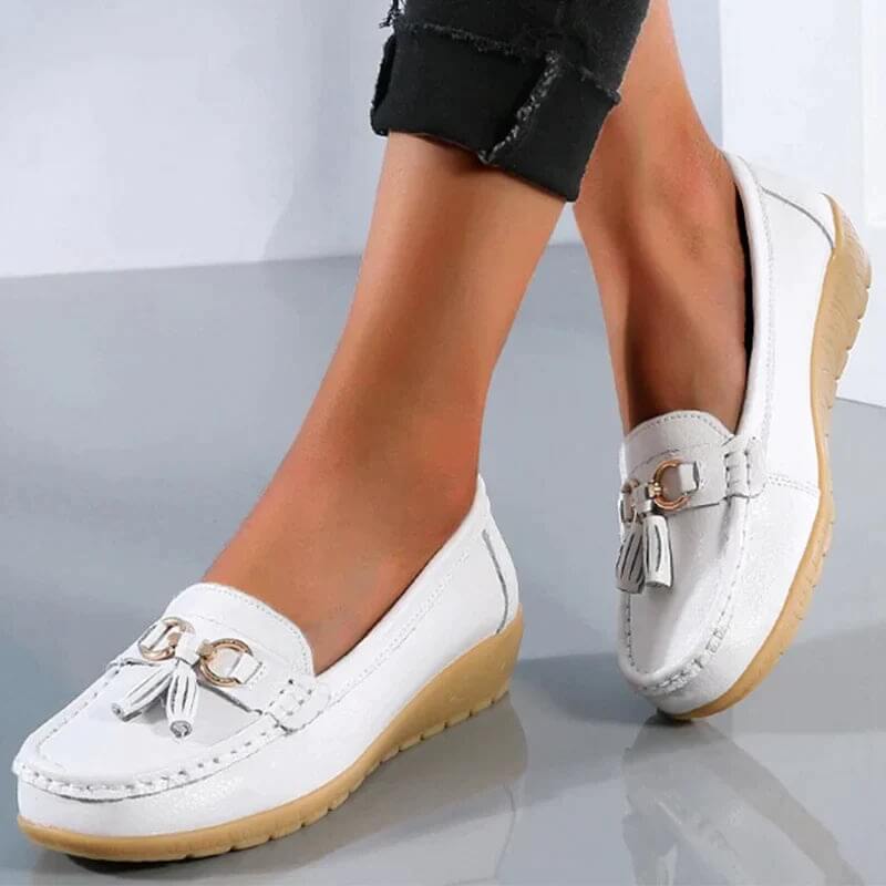 Amy - Mezze scarpe ortopediche in pelle