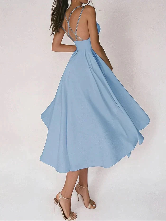 CHANTAL - Abito elegante con scollatura a V
