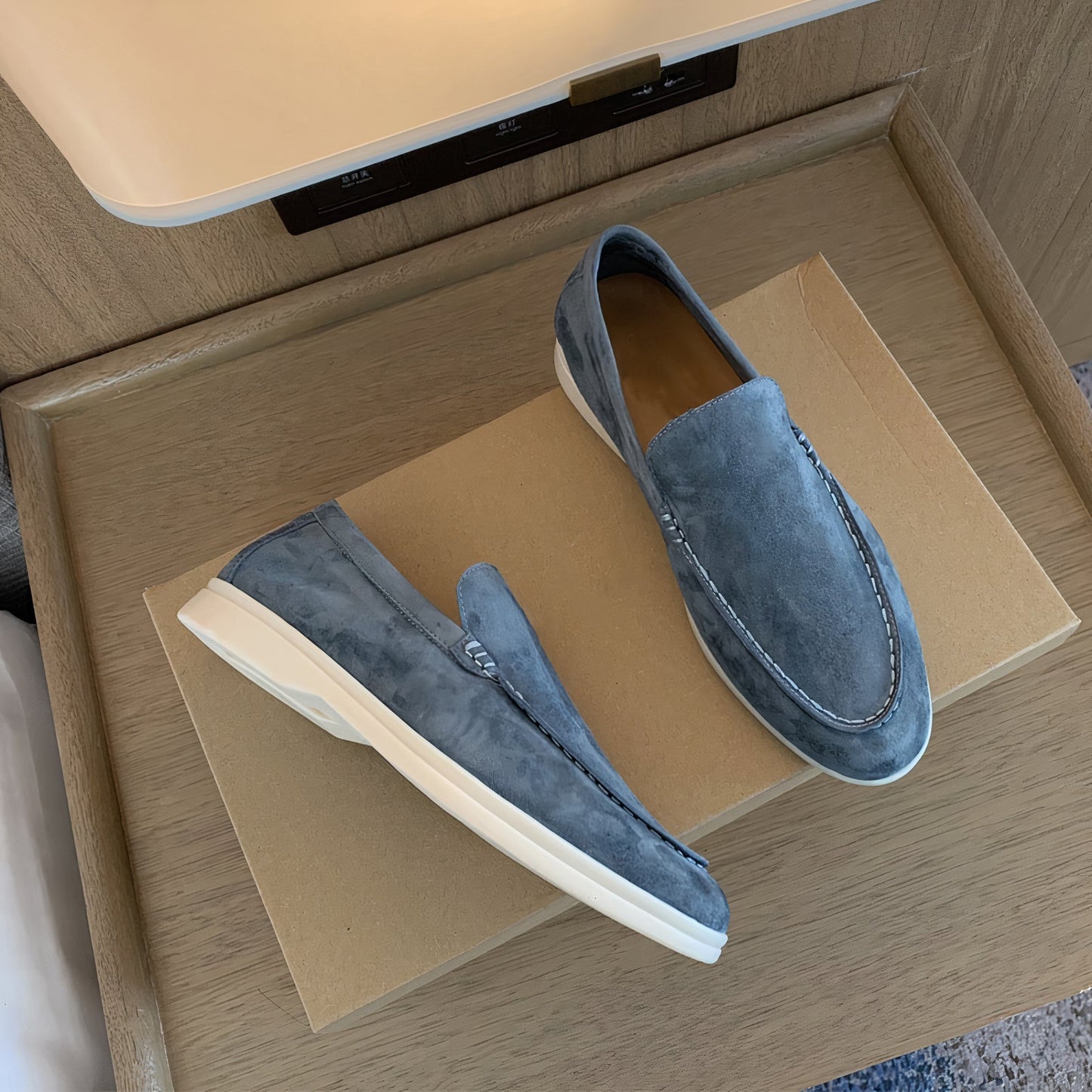 Gio - Mocassini da uomo in pelle vintage