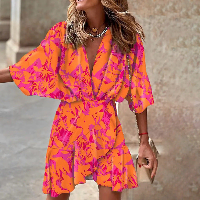 Dolly - Abito elegante con maniche a pipistrello