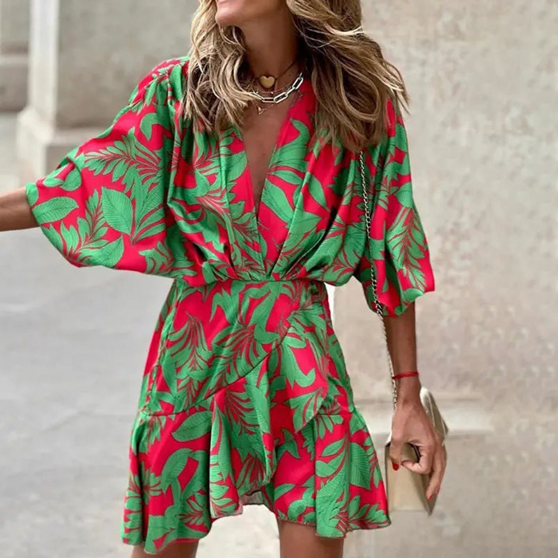 Dolly - Abito elegante con maniche a pipistrello