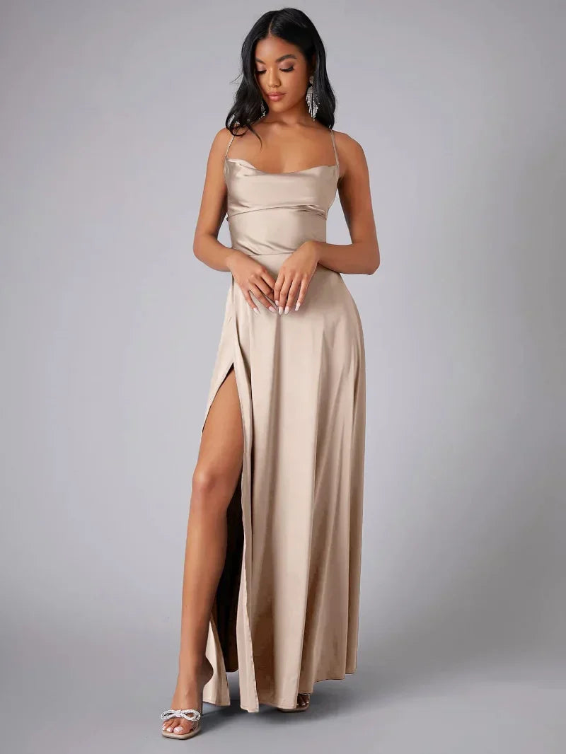 Alvaree – Maxi abito elegante in raso