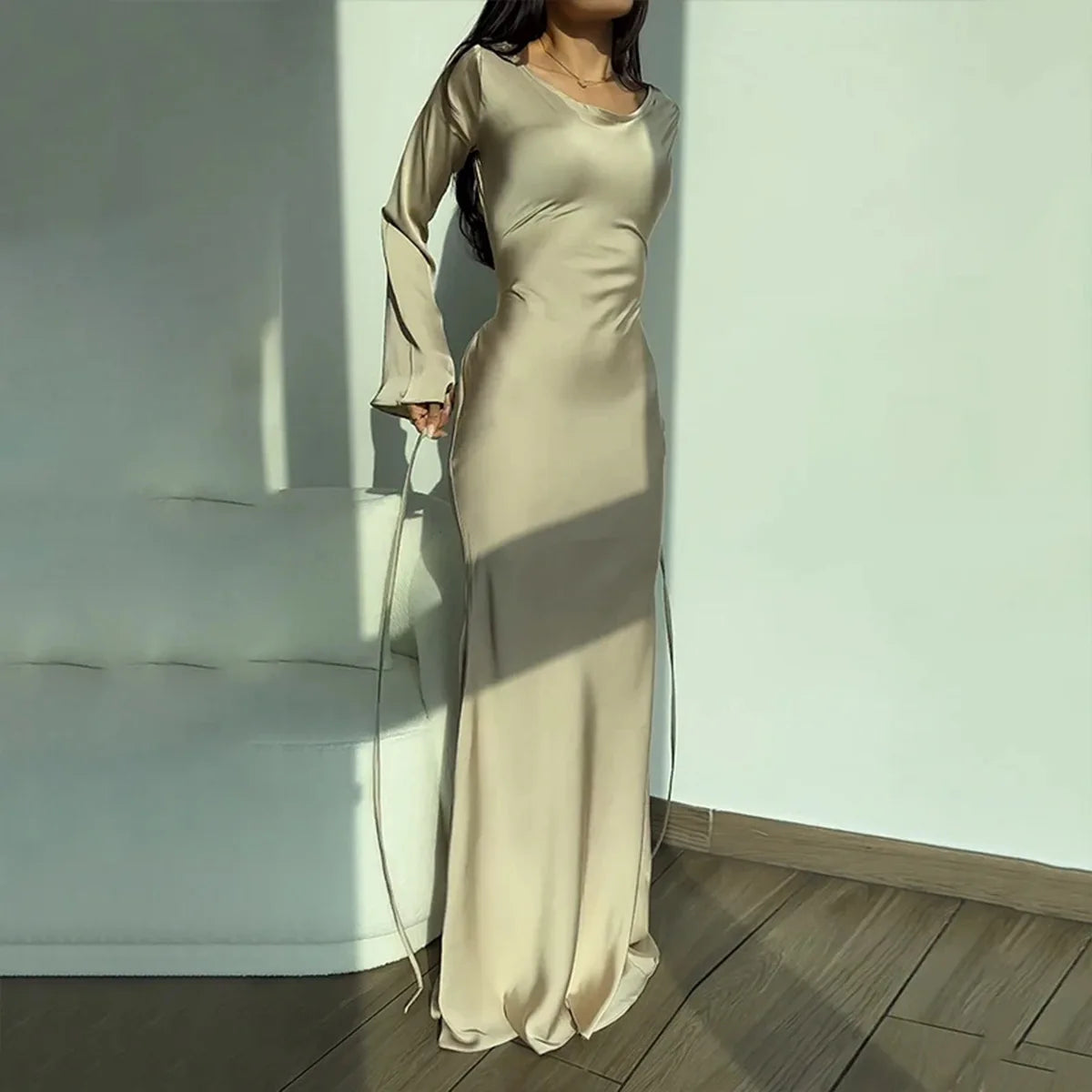 Harriet - Abito elegante a maniche lungh