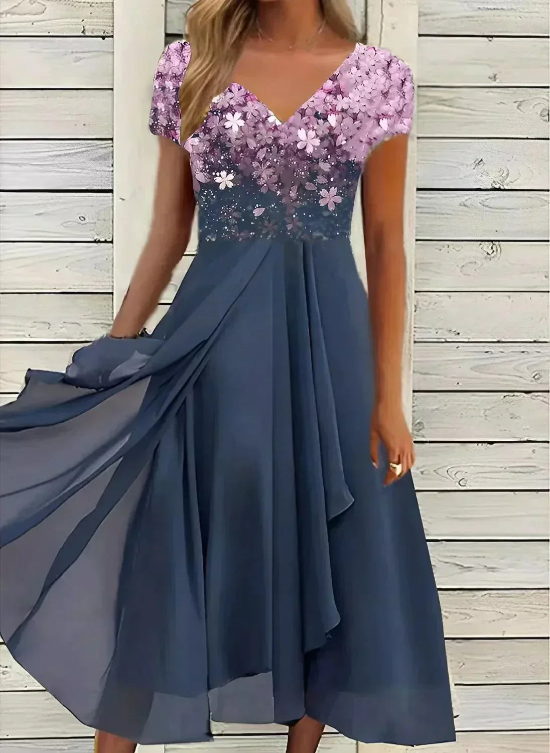 Adrienne - Abito in chiffon da donna