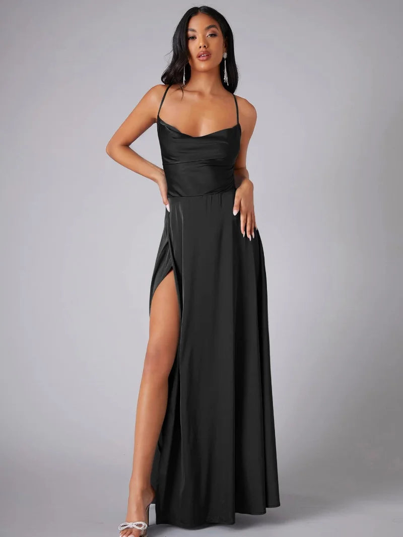 Alvaree – Maxi abito elegante in raso