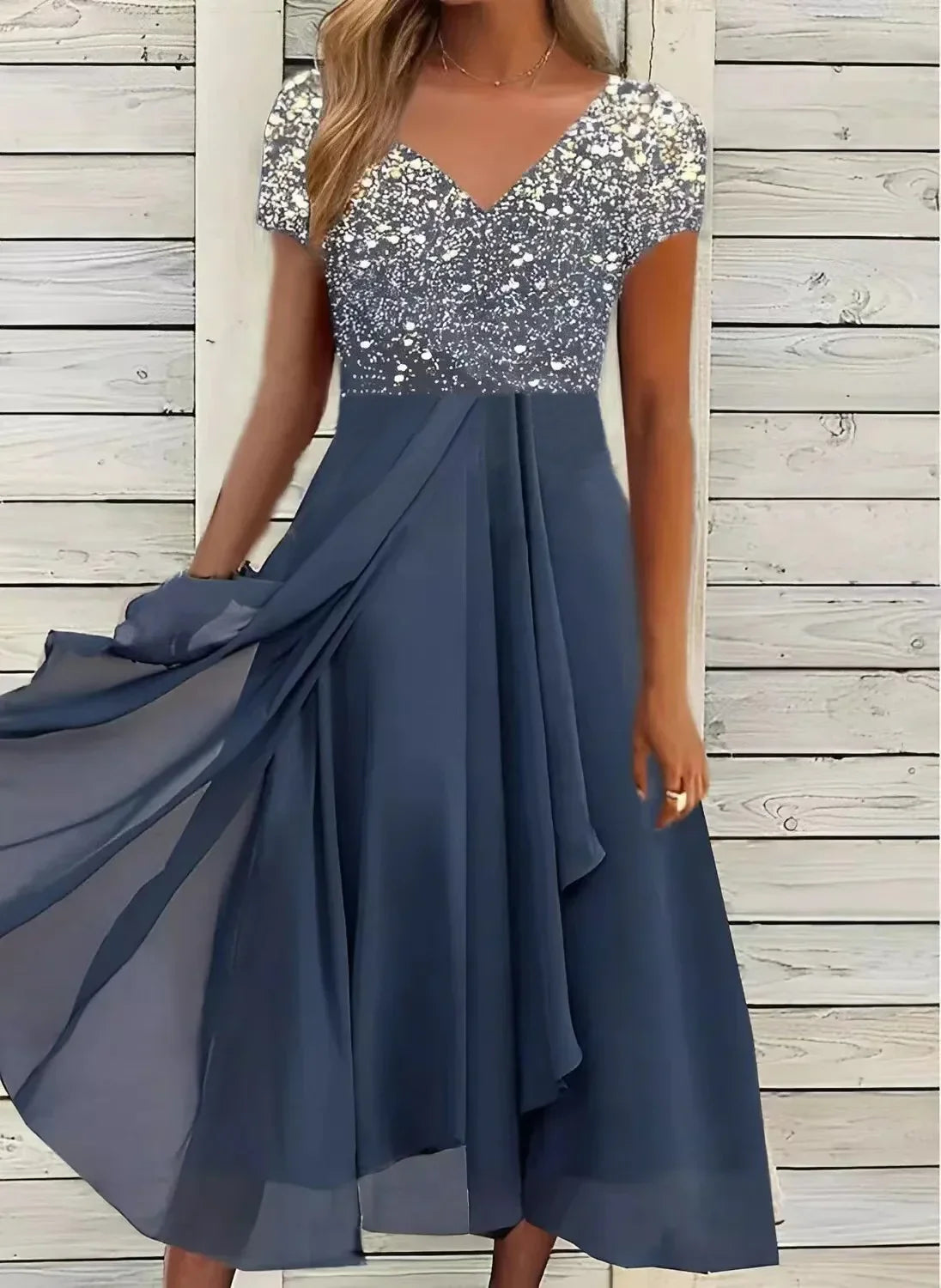 Adrienne - Abito in chiffon da donna