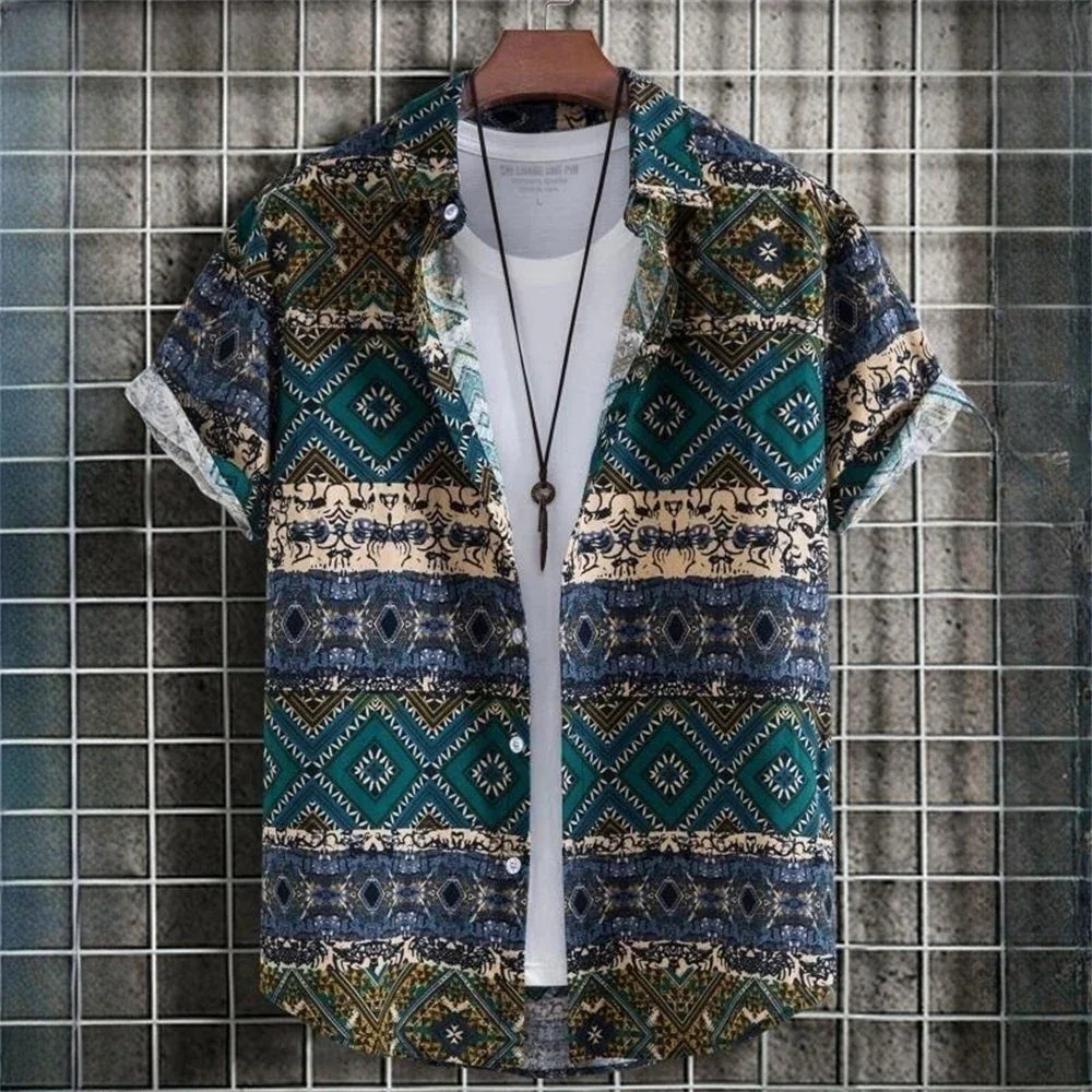 Henry - Camicie hawaiane vintage da uom