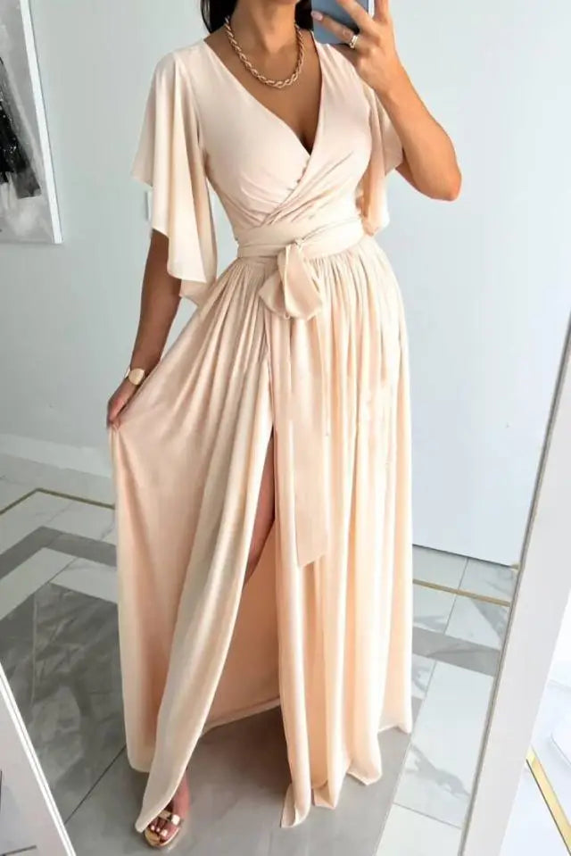Fedelma - Abito elegante con scollo a V