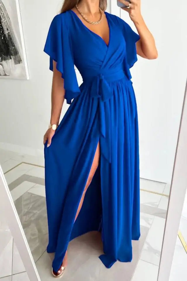 Fedelma - Abito elegante con scollo a V