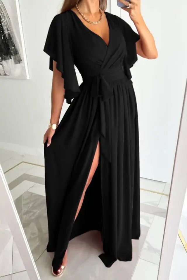 Fedelma - Abito elegante con scollo a V