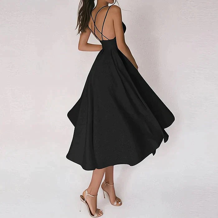 CHANTAL - Abito elegante con scollatura a V