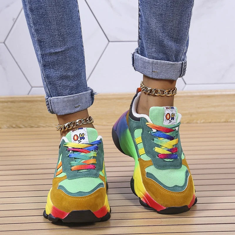 Helen - Scarpe sportive ortopediche colorate con stil