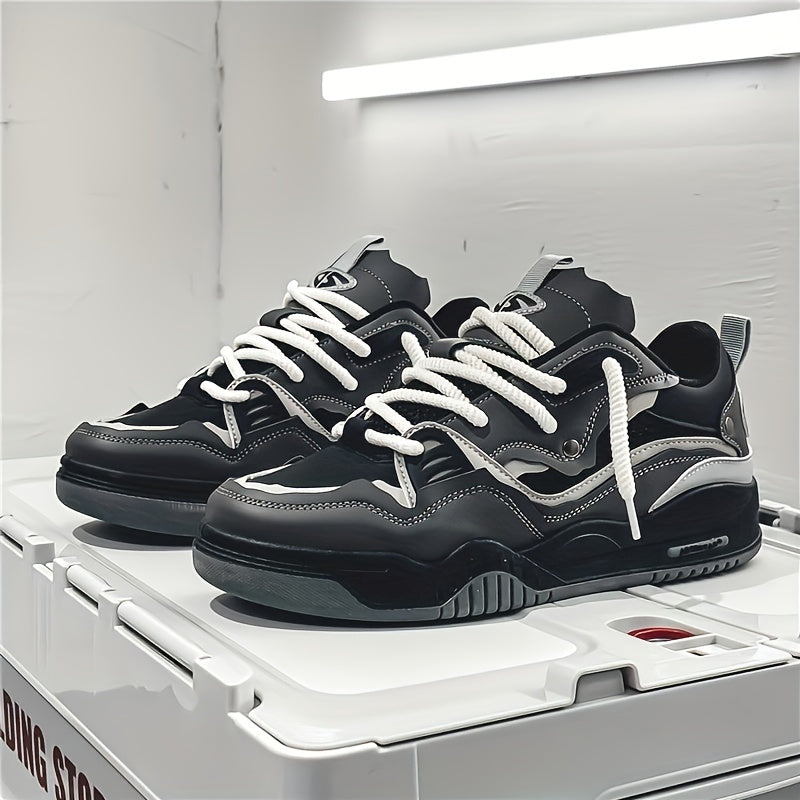Hanz - Scarpe da ginnastica casual con motivo geometrico