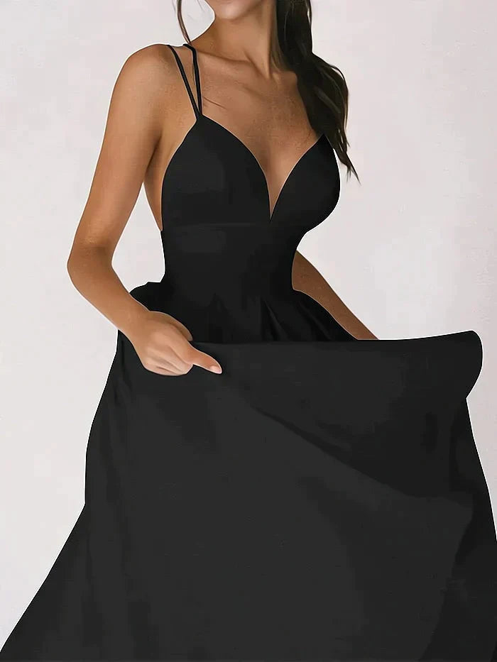CHANTAL - Abito elegante con scollatura a V