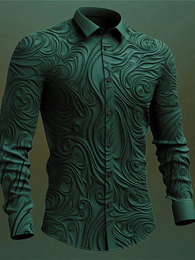 Levi - Camicia gotica vintage da uomo