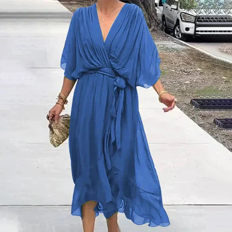 Amanda - Abito elegante con scollatura a V