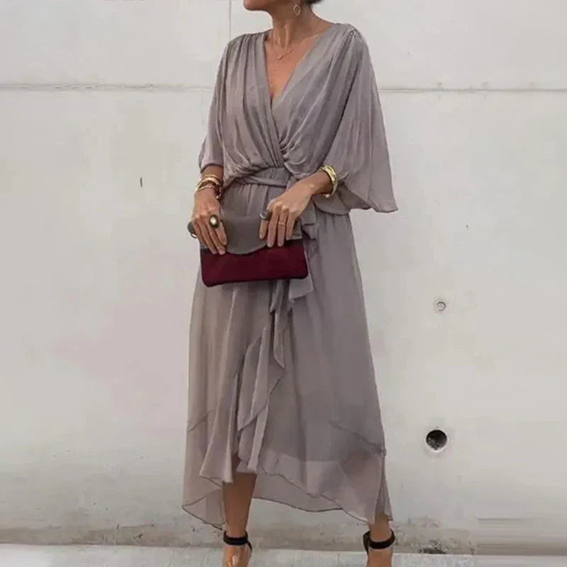 Amanda - Abito elegante con scollatura a V