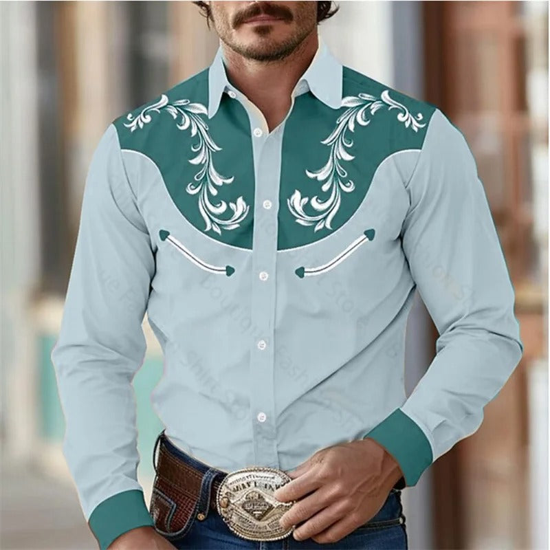 Byron - Camicia a maniche lunghe da uomo