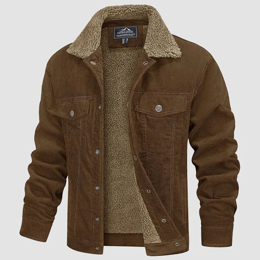 Levi - Giacca di velluto a coste di tendenza per uomo