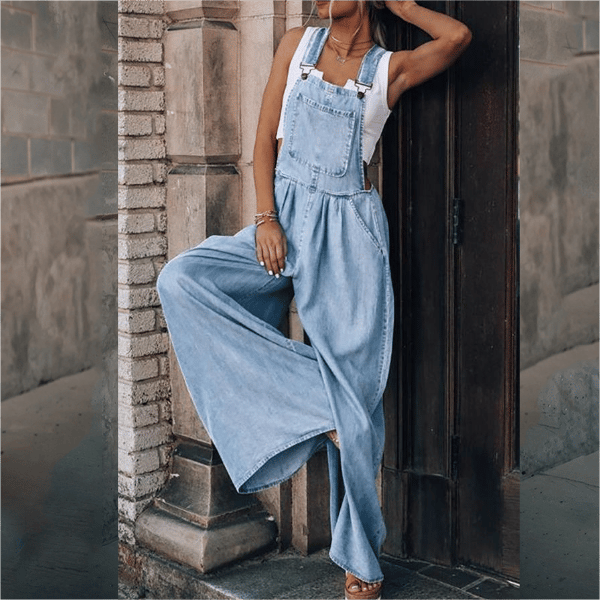 Sanura - Tuta in denim da donna