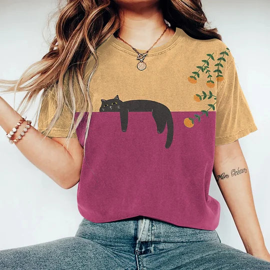 Vespera – T-shirt bicolore alla moda