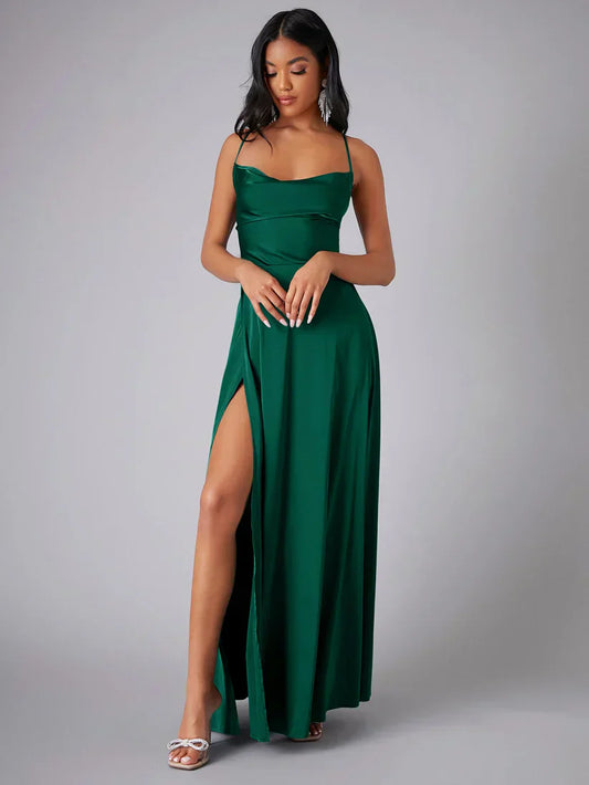 Alvaree – Maxi abito elegante in raso