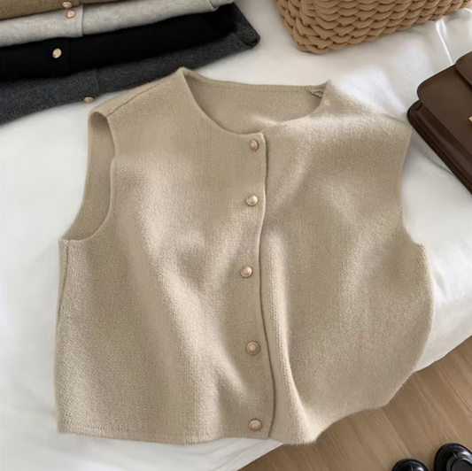 Annabeth – Gilet senza maniche in maglia